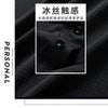 Polo Ice Silk Suit Men's Casual Relaxed