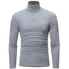 High Neck Slim FitElastic Long Sleeve Pullover Thermal Tops