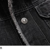 DIMUSI Men's Winter Jacket Fashion Men's Lapel Sherpa Fleece Lined Thicken Denim Jean Trucker Jacke Men Jeans Coats Clothing 5XL