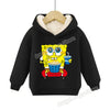 SpongeBob SquarePants Pullover Hoodie Patrick Star Hooded Sweatshirt Heavyweight Fleece Casual Long Sleeve Shirts Birthday Gift