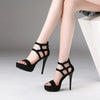 Sandal Small Heel Shoe Kitten Stiletto High Heels for Women Platform Stripper Black Sandals Elegant Woman Heeled Shoes Sexy