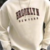 Brooklyn Creative Letter Pattern Male Hoodies Casual Street Style Clothes Hip Hip Loose Sweatshirts  Autumn Fleece Pullovers