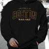 Autumn/Winter Boston Hoodie Design Men's Street Style Sportswear Autumn Casual Hoodie Fashion Round Neck Hoodie