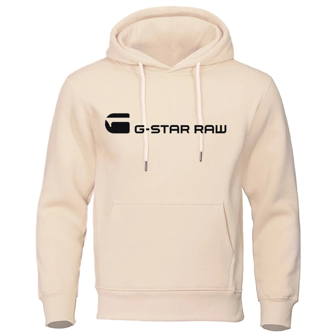 G-star RAM trendy fashion casual sportswear comfortable printed loose top pullover men's hooded sweatshirt street wear