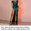 Sexy vintage black mini sequin summer dress women bodycon club birthday party dress elegant long sleeve evening dresses vestidos