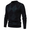 High Quality Trend Men's  New Imitation Mink Sweater Soft and Comfortable Warm Knit Sweater  Pullover TOPS