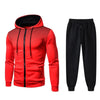 Mens Tracksuits Men's Clothing Men Sets Hoodie Set Zipper Sweatshirt Casual Sport Sweatpants Man Sweat Suit Set Running