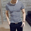 MRMT Brand New Men's T-Shirts Short-Sleeved For Male T-Shirt Version Men Striped Round-Collar T Shirt Tops Tees Man Tshirt