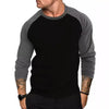 Casual Long Sleeve Cotton Moisture Wicking Heavyweight Tees Tanks Classic Loose Fit Tshirts for Men