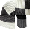 New Autumn and Winter Knitted Sweater Round Neck Warm Color Blocked Pullover Sweater Men