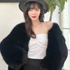 Hot selling Fashion Winter New Real Fox Fur Coat Women Hooded Natural Silver Red Fox Fur Jacket Female Thick Warm Outerwear