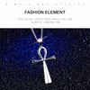 Gold Silver Color Stainless Steel Amulet Necklaces Ancient Egypt Ankh Cross Charm Pendant for Women Men Egyptian Jewelry Gifts