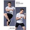 Men Short Sleeve White Tops Shirts Breathable Casual Soild t-Shirts Tee Man Quick Dry Ice Silk Running Gym t Shirt Male Clothes