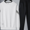 Spring and Autumn New Fashion Sports Long Sleeve T-shirt Set For Men Leisure Loose Comfortable Large Size Two-Piece Set