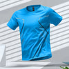 Men's T-shirts Sports Run T Shirts Outdoor Workout Quick-drying Breathable Short Sleeve Casual Round Neck Tees Summer Loose Tops