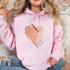 Fashion Valentine's Day Heart & Love Print Hoodies For Women Winter Autumn Casual Hooded Sweatshirts Valentines Hoodies Pullover