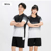 Fitness Clothes Ice Silk Quick Drying T-shirt Suit Men Short Sleeve Running Sportswear Shorts Tracksuit Gym Sports Training Sets