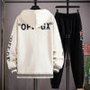 M-6XL Oversized Men's Hoodie Tracksuits Jacket Sweatpants 2 Piece Set Outdoor Fitness Jogging Sets Sports Zipper Hoodie