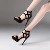 Sandal Small Heel Shoe Kitten Stiletto High Heels for Women Platform Stripper Black Sandals Elegant Woman Heeled Shoes Sexy