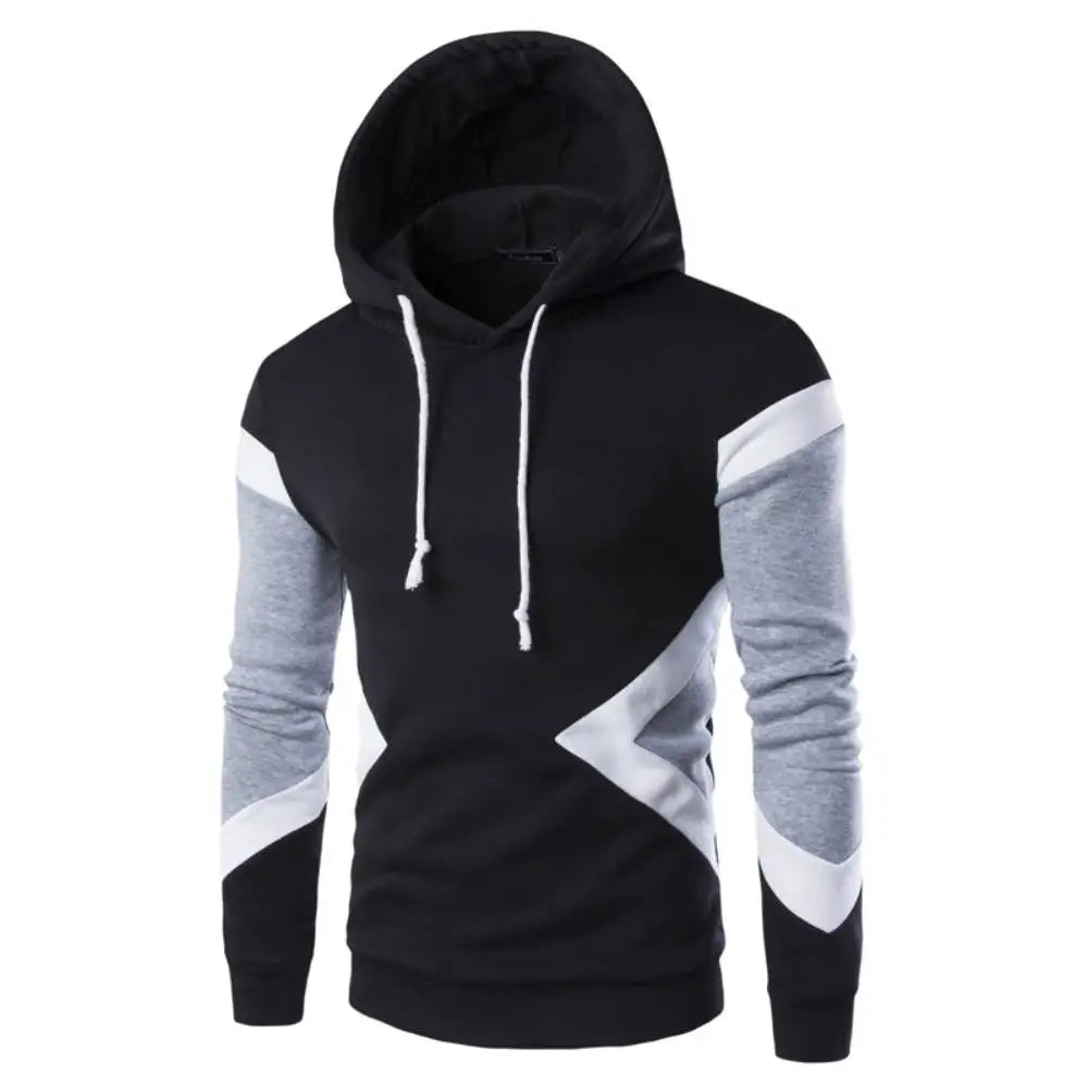 Hoodies Sweatshirts Mens Pullover Sportswear Tracksuit Spring Autumn Male Basic Clothing Casual Patchwork Hoody Streetwear S-5XL