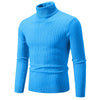 High Neck Solid Color Pullover Knitted