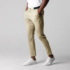 Versatile Solid Slim Trousers Elastic High-quality Long Pants