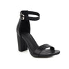 Spring and summer new style thick heel Women's sandals High heel Buckle Open toe women's shoes brown high 8cm plus size 32-46