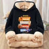 Mufasa Lion King Baby Sweatshirt Thickened Fleece Hoodie Boys Child's Anime Long Sleeve Winter Warm Cashmere Hooded Tops Clothes