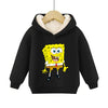 SpongeBob SquarePants Pullover Hoodie Patrick Star Hooded Sweatshirt Heavyweight Fleece Casual Long Sleeve Shirts Birthday Gift