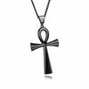 Gold Silver Color Stainless Steel Amulet Necklaces Ancient Egypt Ankh Cross Charm Pendant for Women Men Egyptian Jewelry Gifts