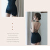 Summer Deep V backless Dress Women sexy uniform seductive nightclub attire secretary attire OL attire clothes Woman party dress