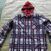 Mens Long Sleeve Winter Hooded Coats Fleece Lined Flannel Plaid Shirts Jacket Button Down Sherpa Jackets with Hood