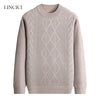 Knitted Sweater Round Neck Thick Bottom Warm Solid Color Versatile Casual Inner Layer Sweater