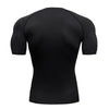 Bat Printed Men's Tight T-Shirt Running Compression Compression T Shirt Gym Fitness Jogging Short Sleeve Male Casual Shirt Tops