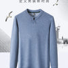 High-quality Men's Long-sleeved T-shirt, Casual, Versatile Men's Daily Henley Shirt, Autumn Thickened Men's O-neck Undershirt.