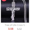 Christian Bible Cross Chain Necklace Stainless Steel Pendant Necklace for Men Religious Prayer Jesus Jewelry corrente masculina