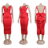 European V Neck Strap Solid Bodycon Dress Summer Casual Female Party Sexy Dresses Vestidos