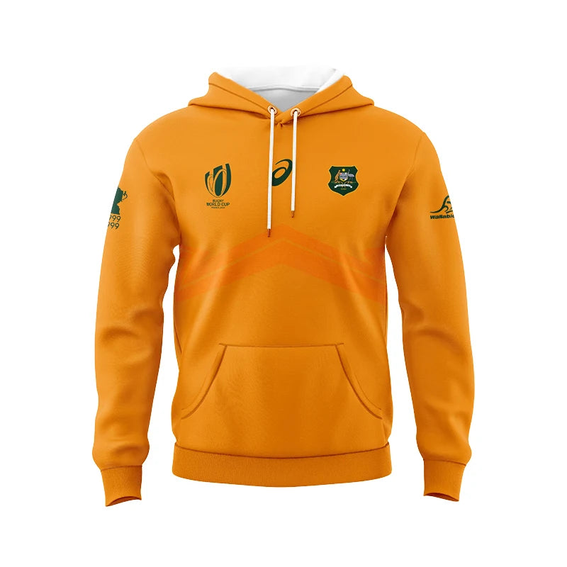 New Australian Retro Hoodie Sweater Rugby Jersey Australian Rugby Jersey Comfortable and Good-looking Nostalgic Hooded Jacket