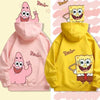 New Pattern Spongebob Cartoon Anime Printing Men's and Women's Hoodies Autumn and Winter Fashionable Couple's Clothing Hoodie