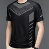 Quick Dry Sport Fashion T Shirt Men'S Short Sleeves Summer Casual Black White OverSize 3XL Top Tees GYM Tshirt Clothes