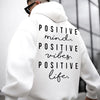 Autumn and Winter Fashion English Letter Printed Hoodie 100% Cotton High Quality Men's Casual Sports and Fitness Clothing