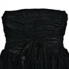 Mozision Elegant Strapless Sexy Mini Dress Women Fashion Black Off-shoulder Backless Pleated Sequins Sparkle Club Party Dress