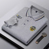 Embroidered Pure Cotton Hot Selling Men's Polo Shirt New Autumn And Winter Long Sleeved Breathable Casual Slim Fit Top 4xl