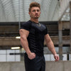 Summer New Men's T-Shirts Sports Fitness Quick Drying Breathable High Elasticity Tight Clothing Gym Running Training Clothes