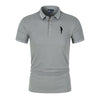 Men's Golf Clothes Summer Lapel Short Sleeve Button Pullovers Trend T-Shirts Tops Work Business Leisure Quick-Dry POLO Shirt