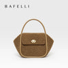 BAFELLI NEW WOMEN'S HANDBAG WINTER WOOL FASHION BENTO EVENING LEATHER ORIGINAL STYLE LUXURY BRAND PURSE SHOULDER CASUAL