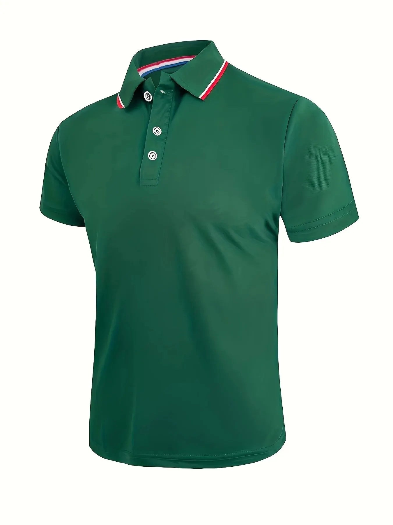 Casual Breathable Comfortable Polo Shirt Men's Solid Color High Quality Short Sleeve T-Shirt