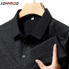 2025Summer New Men's Business Print Short Sleeved POLO Shirt Comfortable and Cool Casual Fashion T-shirt