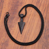 Punk Arrow Shape Necklace For Men Gold Color Alloy Arrow Pendant Party Jewelry Gift Retro Personality Long Chain Necklaces