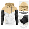 New Patchwork Hoodies Men Fashion Hooded Sweatshirts Spring Autumn Comfortable Streetwear Pullover Casual Male Sportswear